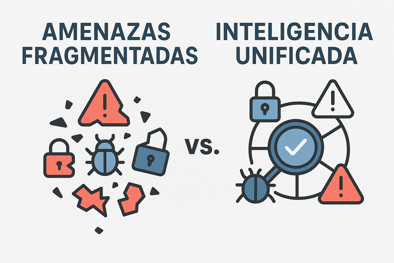 Amenazas Fragmentadas vs Inteligencia Unificada